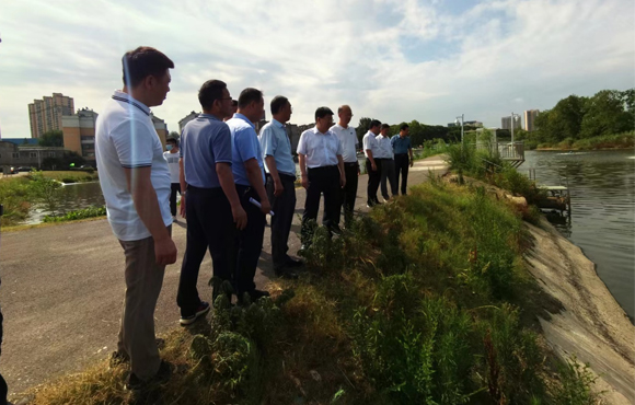 省生态环境；ざ讲熳榈揭嫜袅入湖口水质提升站查抄工作